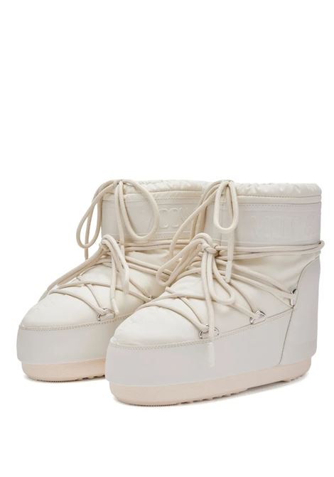 icon low rubber woman cream MOON BOOT | 80D1409380L002